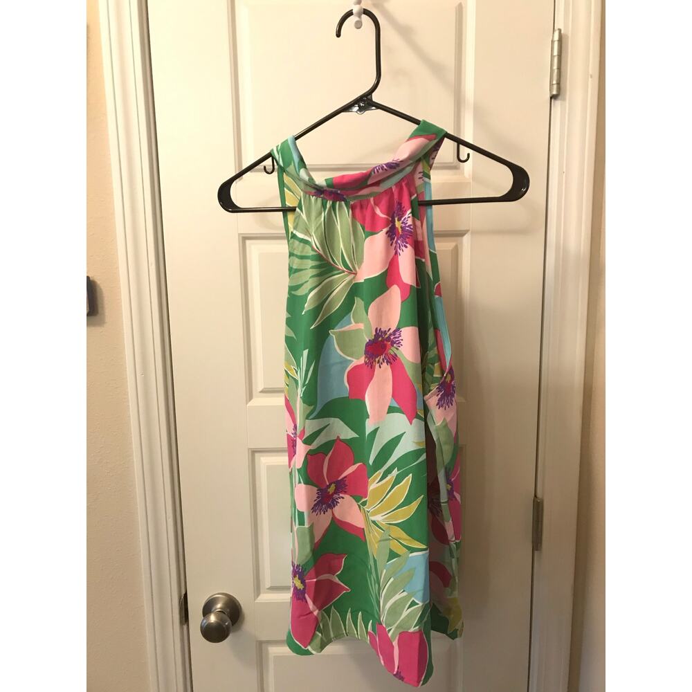 Jess Lea Floral Sleeveless Women’s Tunic Top Size XL